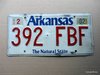 NUMMERNSCHILD KENNZEICHEN USA Arkansas 2002 US-Car The Natural State